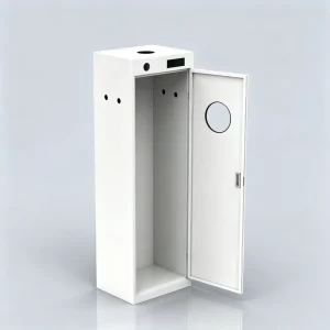 1 Door Flammable Cabinet Cold Rolled Steel Chemical Safety Storage Cabinet with Viewing Porthole Lock for Lab