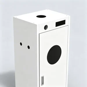 1 Door Solvent Storage Cabinet Cold Rolled Steel Flammable Chemical Safety Cabinet with Porthole Lockable for Lab Industry Use