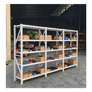 100 500kg Per Layer Boltless Warehouse Rack Boltless Shelving Commercial Warehouse Steel Racking