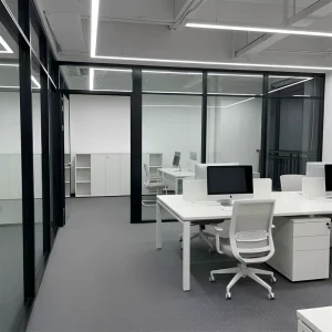 100mm Modular One Integrated Partition for Malls Conference Room Bank Lab Library