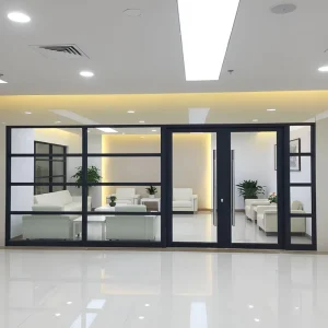 108mm 4 in 1 Modular Aluminum Partition for Retail Hubs Bank Lab Library Office Building