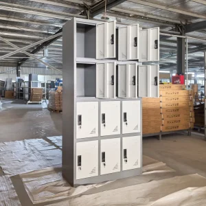 12 Door Steel Gym Locker Durable Metal Changing Room Staff Locker Sports Club Gym School Dorm Storage Cabinet