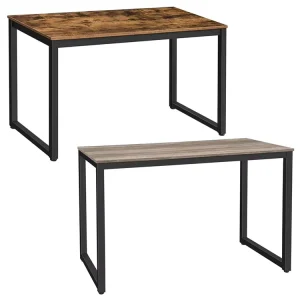 120cm 140cm Wooden Computer Desk Industrial Office Study PC Table Workstation Sturdy Home Office Writing Desk