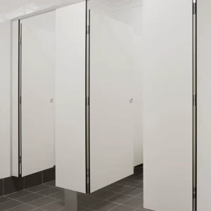 12mm Modern HPL Sheet Shower Room Partition Bathroom Divider with Accessories Waterproof Eco-Friendly Toilet Partition