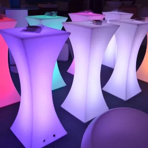 16 Color Change LED Light Bar Table and Chair Party Furniture Rechargeable LED Furniture