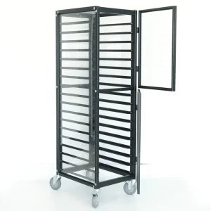 18-Shelves Commercial Bakery Tray Trolley Hotel Restaurant Bakery Display Food Rack Custom Baking Pan Trolleys