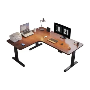 1800*1200mm Left or Right L Shaped Electric Height Adjustable Modern Home Office Study Desk Dual Motor L Shaped Workstation