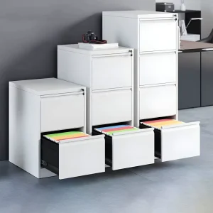 2 3 4 5 Drawer Adjustable Steel Vertical Filing Cabinet for Home Office and Office Use