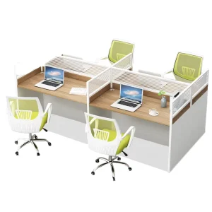 2 4 6 8 Seater Extendable Staff Workstation Cubicle Desk Modern Office Desk for Office or School Use