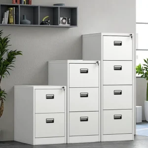 2-4 Drawer Adjustable Modern Metal Filing Cabinets for Commercial Use in Offices and Schools