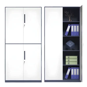 2 Adjustable Modern Steel Pedestal Office Storage Cabinet with Large Capacity Lockable File Cabinet for Home Office School Use
