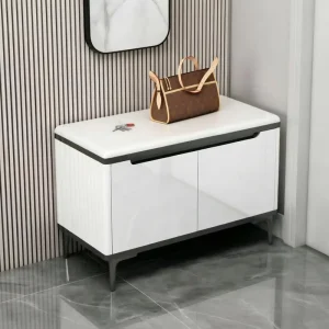 2 Door Flip Down Design Modern European Eco Friendly Space Saving Durable Shoe Rack for Gym Entryway Apartment Home Furniture