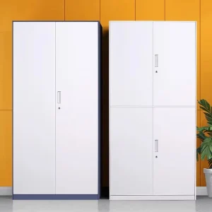 2 Door Iron Filing Cabinet File Office Storage Cabinet Office Lockable Steel File Cabinet Fireproof Metal Office File Cupboard