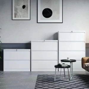 2 Drawer Lateral Modern Lockable Steel Office Storage Cabinet with Hanging Folder and Key Lock for Workshop Use