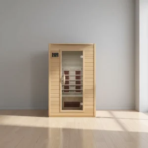 2 Person Infrared Sauna Far Infrared Wood Dry Sauna Room