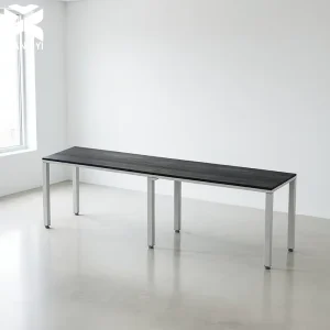 2 Personas Escritorio 240x60x75cm Cubicle Office Desk Workstation Desk Metal Frame Office Table for Startup Coworking Spaces