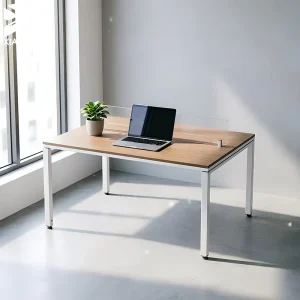 2 Personas Workstation Office Desk Escritorio 120x120x75cm Modular Call Center Cubicle Office Table with Privacy Screen Panels