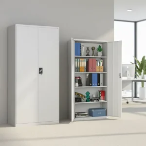 2 door Double Doors Office Steel Metal Storage Cabinet File Cabinet lightning Lock Display Bookshelf