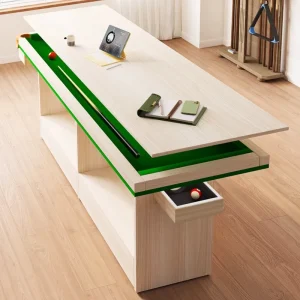 2 in 1 Domestic Billiard Pool Snooker Skills Training Table with Auto Ball Return System