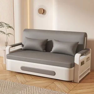 2 in 1 Sofa Bed Foldable & Extendable Multifunctional Double Bed for Small Space Living Rooms Balconies and Dormitories