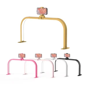 24W High Brightness Nail Art LED Desk Lamp Touch Dimmable LED Light Nail Table U Shape Gold Brow Tattoo Lighting for Salon Use
