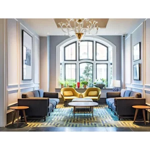 3 4 Star Hotel Furniture Luxury Dining Chair and Table