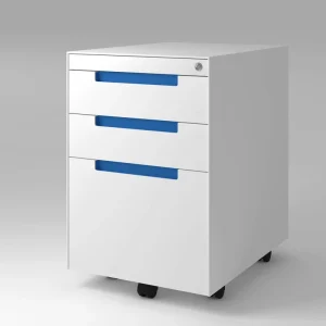 3 Drawer Steel Mobile Filing Cabinet
