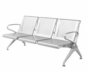3 Seater Hospital Chair Waiting Area Armrests Stainless Steel Waiting Chair Patient Chair