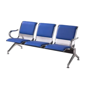 3 Seater Hospital Waiting Chair Area Armrests Stainless Steel Waiting Chair Patient Chair