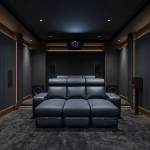 3 Seater Lounge Chaise Electric Recliner Private Cinema Home Media Theater Furniture Reclining Movie Seats Lounges Sofa Set