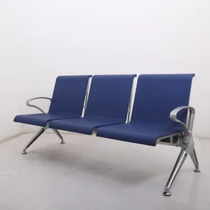 3 Seater PU Airport Bank Hospital Waiting Chair Durable Easy Clean Public Bench Sillas De Espera Mayorista