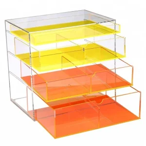 3 Section Clear Acrylic Magazine Rack Counter Office Acrylic File Folder Holder