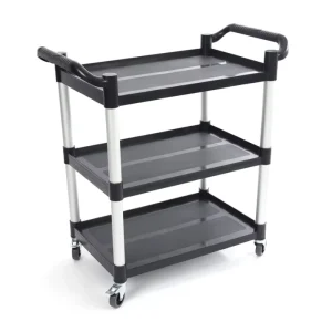 3-tier Plastic Hotel Restaurant Catering Serving Utility Cart Food Trolley