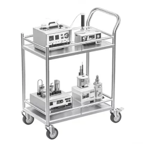304 316 Stainless Steel Trolley for Hospitals Laboratories and Dental Clinics