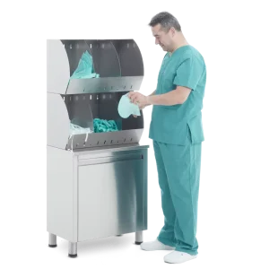 304 Stainless Steel Hospital Furniture Cap Bonnet Mask Cabinet