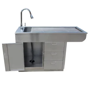 304 Stainless Steel Multifunctional Pet Operation Disposal Table for Vet Surgery