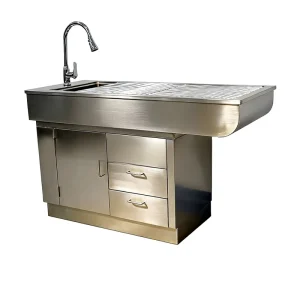 304 Stainless Steel Treatment Table Autopsy Table Grooming Table for Veterinary Hospitals Shandong Anatomy Appliances