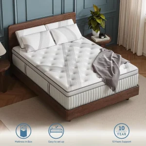 30cm 12 Inch Colchon Pocket Springs Roll up Soft Memory Foam Bed Mattress Hotel King Size Queen