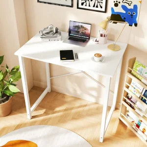 32 Inch Luxury Office Small Computer Desk Modern Design Writing Study Work Table for Home Bedroom Villa Office Building