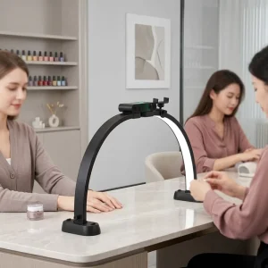35W Power High Bright LED Table Lamp with Stepless Dimming 3 Colors of Light for Manicure Art Work on Salon