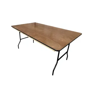 36″ Height 72″x44″ Modern Rectangle Plywood Folding Banquet Tables for Wedding Party Eco Friendly Durable