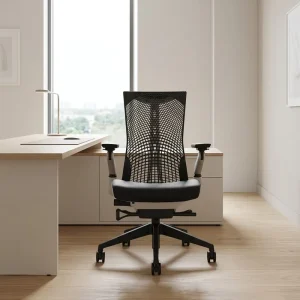 360 Degree Adjustable Modern Executive Office Chair 4D Armrest Ergonomic Comfort Swivel for Home Office Living Room Fabric