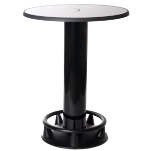 360 Degree Swivel Counter Height Acrylic High Quality Classic Metal Bistro Pub Bar Table