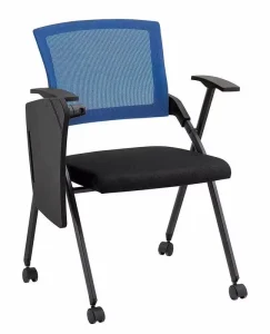 360 Swivel Student Desk Plastic Tablet Wheel Training Meeting Conference Chair with Writing Pad Folding Ergonomic Office Chair