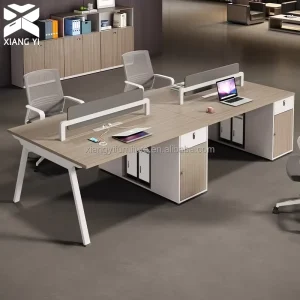 4 6 Person Workstation Desk Office Modern Table Work Office Table Open Space Modular Office Desk Table De Bureau Ofis Mobilyasi