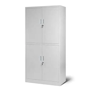 4 Door Adjustable Steel Filing Cabinet Metal Cupboard with Lock for Office