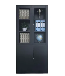 4 Door Cupboard Storage Metal Office Filing Steel Cabinet