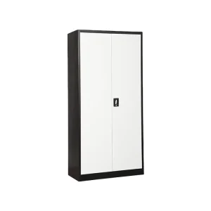 4 Doors Gray White Metal Office Furniture Lockable Filing Cabinet Storage Cupboard Space Saving Steel Cabinet for Workspace