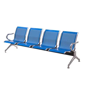 4 Seats Public Waiting Chair Bus Station Subway Train Waiting Chair Metal Iron Chrome Plating Modern Chair School 1 Pc