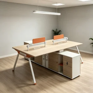 4 person office desk modern modular open plan design suitable for offices and office buildings
